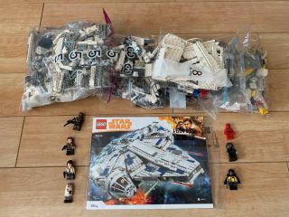 Lego Star Wars 75212 Kessel Run Millennium Falcon Open But Complete W/ Minifigs