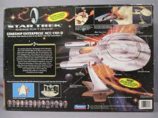 Star Trek Generations U.  S.  S.  ENTERPRISE Complete w/ Box Playmates 1994 4