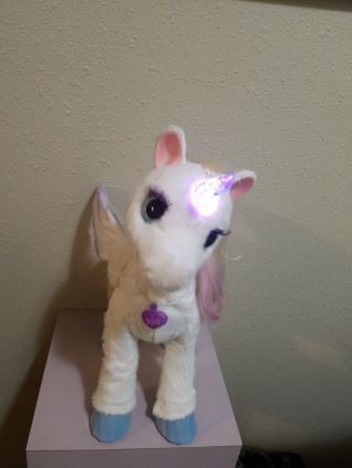 Fur Real Friends My Magical Starlily Unicorn Lights Up Moving Head Eyes & Sounds