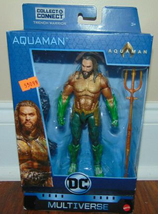 Dc Multiverse Aquaman Movie (jason Momoa) Action Figure Trench Warrior Baf