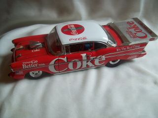 Danbury 1957 Coca Cola Chevy Pro Street Comp 1/24 Scale Diecast Car