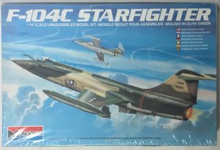Vintage (1984) Monogram F - 104c Star Fighter Kit 5433