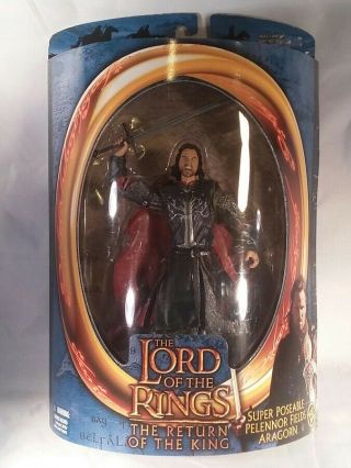 Lord Of The Rings Lotr Return Of The King Poseable Pelennor Fields Aragorn