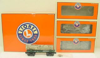 Lionel 6 - 29449 Weyerhaeuser Skeleton Car Set Ln/box