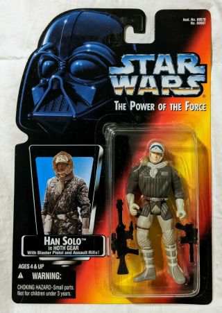 Star Wars POTF2 Han Solo Hoth QC Sign - Off Kenner Standard Prototype Green Tag 2