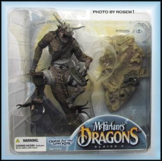 Mcfarlane’s The Komodo Dragon Clan Toys Quest For The Lost King 2006 Series 3