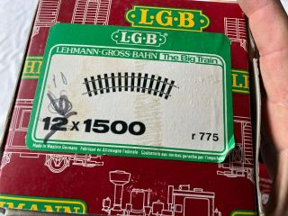 Lgb 1500 X 11 Curved Brass Track 30° R2 W/box G - Scale