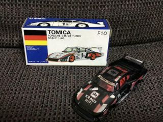Tomica Blue Box F10 Porsche 935 - 78 Turbo Rare Toy Car Model