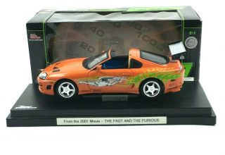 Ertl Racing Champions 1:18 Die Cast 1995 Toyota Supra The Fast And The Furious
