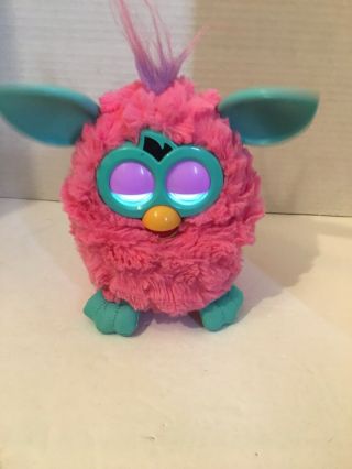 Furby Boom 2012 Hasbro Cotton Candy Pink Teal Blue Interactive Toy 3
