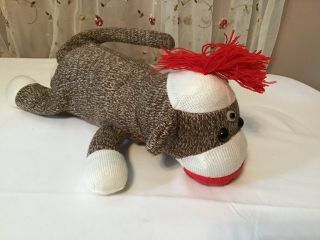 Sock Monkey Laughing Rolling Animated Rollover Toy Westminster 12 " Hilarious