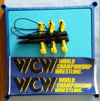 Wwe Elite Hall Of Fame Retro Wcw Ring Playset For Wrestling Figures
