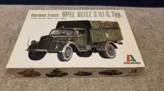 Vintage Italerei German Truck Opel Blitz 3 (t) S.  Typ.  1/35 Scale Boxed