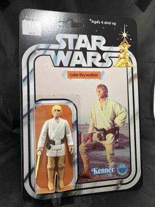 Custom Vintage Retro Style Star Wars Luke Skywalker 12 Back Figure Moc