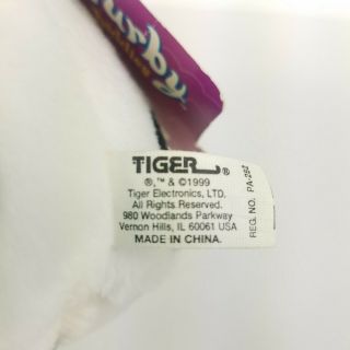 Vtg 1999 Furby Buddies GOOD LIGHT Plush Bean Bag Tiger Electronic Animal w/ Tag 4