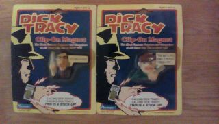 Dick Tracy Clip On Magnet Al " Big Boy " Caprice Steve Tramp Disney Playmates 1990