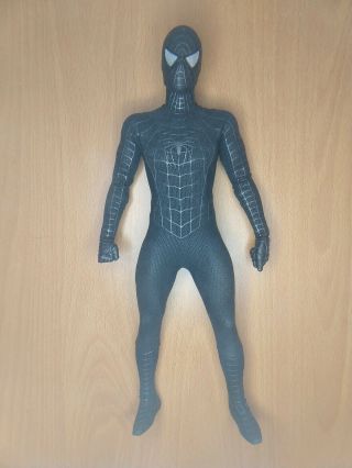 Hot Toys Mms165 Spider - Man 3 Black Suit Costume Peter Parker Tobey Figure Loose