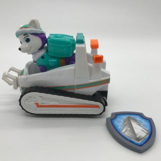 toys for kids 2 - 4 years old cute everest pup figure with cool patrol snowmobile 3