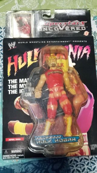 Wwe Superstars Uncovered April 2002 Hollywood Hulk Hogan Figure