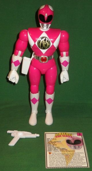 1993 Kimberly The Pink Ranger 8 " Action Figure Power Rangers Bandai Pterodactyl