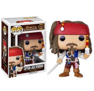 Pirates Of The Caribbean Captain Jack Sparrow Funko Pop 172 Pvc Figure Toy