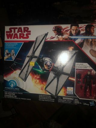 Star Wars The Last Jedi First Order Tie Fighter Force Link Walmart Exclusive