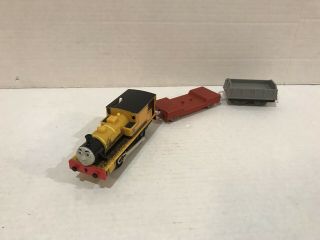 Thomas Motorized Train Duncan With Cars By Trackmaster
