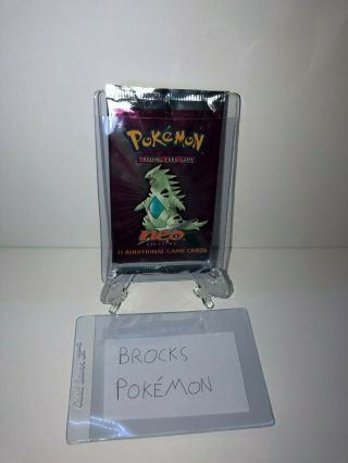 Pokemon Neo Destiny Booster Pack Tyranitar Artwork.  And Unweighed Wotc