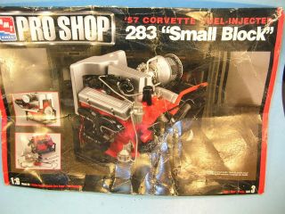 1998 Amt Pro Shop 283 Chevy Corvette Small Block Model Engine Kit 1/6 Scale