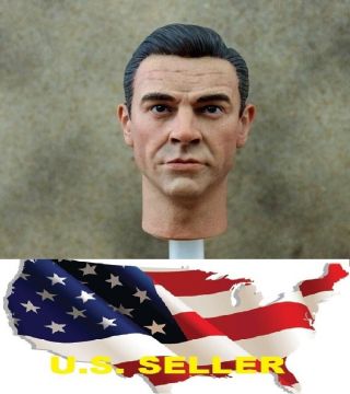 1/6 Sean Connery James Bond Head Sculpt For 0007 Hot Toys Coomodel ❶us Seller❶