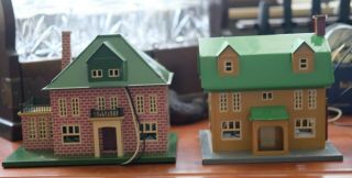 Mth Tinplate O/std Scale Houses - Display Only