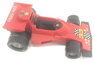 Vintage 1975 Fisher Price Race Car Adventure People Red 308