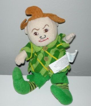 Nanco The Wizard Of Oz Lollipop Kid Plush Stuffed Animal Toy 7 " Tall Doll
