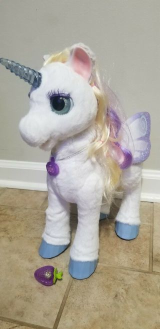 Furreal Friends Starlily My Magical Unicorn Plush With Berry