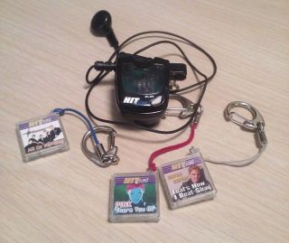 Tiger Electronics Hit Clips Music Player W/3 Hit Clips Aaron Carter,  Pink,  6town