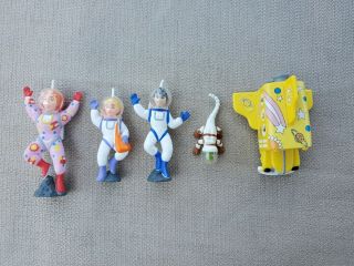 Magic School Bus 1995 Space Pvc Figures/cake Toppers 2.  5 To 3 Inches