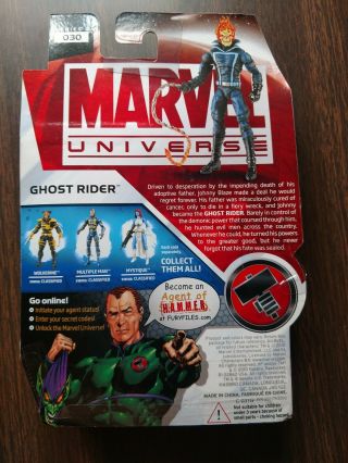 Marvel Universe 3.  75 GHOST RIDER Figure Carded 4