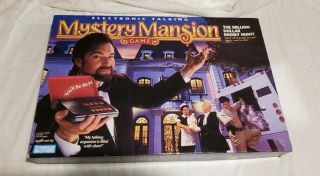 Mystery Mansion Electronic Talking Board Game 1995 Complete