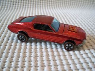 Custom Mustang In Red Hot Wheels Redline