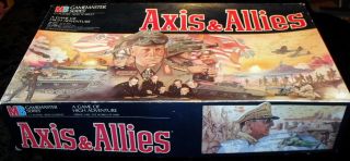 Axis & Allies 1984 Milton Bradley Gamemaster Series Military Ww Ii Board Game