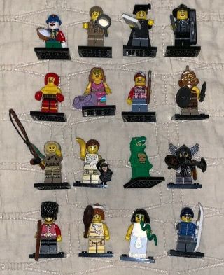 Lego Mini Figures Series 5 Complete Set Of All 16 Mini Figures