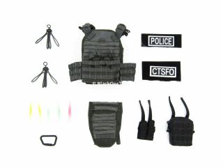 1/6 Scale British Metropolitan Police Service Sniper Tactical Molle Vest