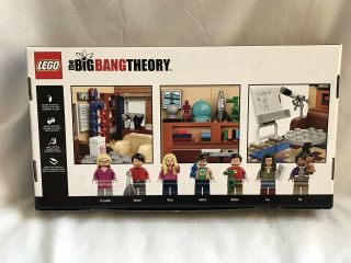 LEGO Ideas Set 21302 The Big Bang Theory Building Kit Box Minifigures 2