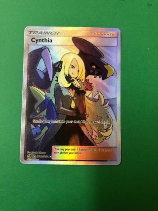 Pokemon Hidden Fates Cynthia Sv82/sv94