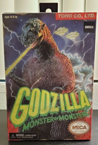 Neca Godzilla King Of The Monsters Classic Video Game Appearance Toho 8 Bit Nes