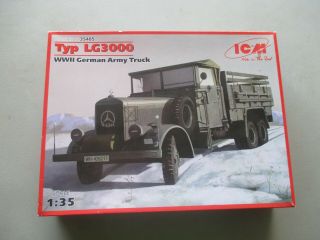 Kit Blowout Academy 1/35 Icm Typ Lg3000 German Army Truck Ready To Build