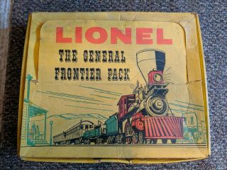 Lionel O27 Gauge 1800 General Frontier Gift Pack Set W/ 1862 Loco -