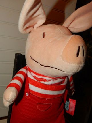 Olivia the pig plush toy soft story book by Zoobies 14 