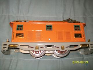 Standard Scale/gauge American Flyer 4654 Orange Electric Loco - Restored - - Ln -