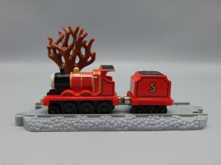 Thomas The Tank Engine Take Along James And The Trouble With Trees Deluxe Pla.